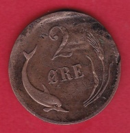 Danemark - 2 öre 1875 - Dinamarca