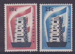 Europa Cept 1956 Netherlands 2v ** Mnh (32737) - 1956