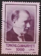 TURQUÍA 1990 Ataturk. USADO - USED. - Oblitérés