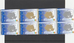 #195 MAP, ROMANIA, EUROPEAN UNION, 2005, MNH**, 8 STAMP, ROMANIA. - Ongebruikt