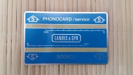 Landis & Gyr Service Card 702 S 00789 (Mint,Neuve) Very Rare - [3] Magnetic Cards