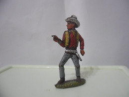 SOLDATINO COWBOY-WESTERN-XILOPLATO-CROMOPLASTO-VINTAGE. - Figurini & Soldatini