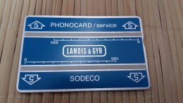 Landis & Gyr Service Card 106 K (Mint,Neuve) Very Rare - [3] Magnetic Cards