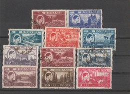 #196  REVENUE STAMP, KING MIHAI,  MINT, 11 STAMPS, ROMANIA. - Steuermarken