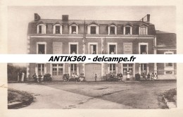 CPA 72 LE LUDE Très Rare Carte Hôtel Du Maine MAUBERT Propriétaire Avec Personnel Et Clients - Sonstige & Ohne Zuordnung