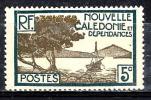 NOUVELLE CALEDONIE 142** 5c Bleu-vert Et Gris-olive Baie De La Oointe Des Palétuviers - Ungebraucht