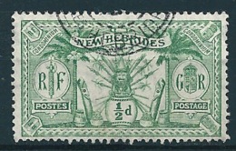 Neue Hebriden 1911  Engl. Ausgabe  1/2 P  Mi-Nr. 27  Gestempelt / Used - Used Stamps