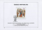 Czech Republic - 2013 - 1150 Years Since Arrival Of St. Cyril & Methodius - FDS (first Day Sheet) - Covers & Documents