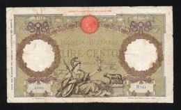 REGNO D' ITALIA - 100 Lire Roma Guerriera 23/6/1941 (BB) - 100 Liras