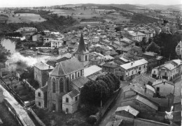 SAINT-GERMAIN-LAVAL L'EGLISE VUE AERIENNE - Saint Germain Laval