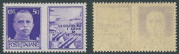 1942 REGNO PROPAGANDA DI GUERRA 50 CENT DECALCO MNH ** - CZ18-7 - Oorlogspropaganda