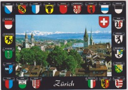 SUISSE,SCHWEIZ,SVIZZERA,SWITZERLAND,HELVETIA,SWISS ,ZURICH,ZURI,ZURIGO,DRAPEAUX - Zürich