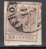 Lombardo Veneto 30 Cent. (carta A Macchina) - Lombardy-Venetia