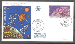 Comores: Yvert N° A 7; FDC; Satellite - Cartas & Documentos