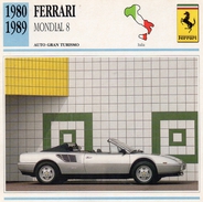 Auto Da Collezione  "Ferrari  1980  Mundial 8"  (Italia) - Auto & Verkehr