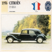 Auto Da Collezione  "Citroen  1956   15 Six-D"  (Francia) - Engine