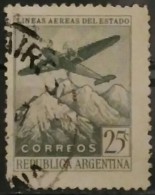 ARGENTINA 1946 -1948 LINEAS AEREAS DEL ESTADO. USADO - USED. - Used Stamps