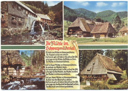 GERMANIA - GERMANY - Deutschland - ALLEMAGNE - 1977 - 40 - Die Mühle Im Schwarzwäldertal - Viaggiata Da Furtwangen Im... - Gutach (Schwarzwaldbahn)