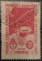 ARGENTINA 1947 40º Aniversario Primer Correo Antártico. USADO - USED. - Used Stamps