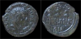 Bithynia Nicaea Severus Alexander AE20 Military Standards - Röm. Provinz