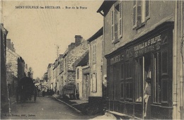 SAINT-SULPICE -les-FEUILLES -rue De La Poste - Magasin Nouveautés " à La Ville De St Sulpice -ed. A De Nussac - Saint Sulpice Les Feuilles