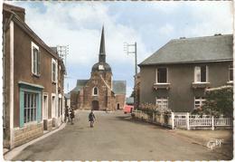 CPA - 44- MOISDON LA RIVIERE - L EGLISE ET LA RUE PRINCIPALE - EDITIONS GABY - N° 2 - Moisdon La Riviere