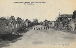 Villers-Bretonneux Après La Grande Guerre - Rue Arsène-Obry - Edition Léon Caron - Guerra 1914-18