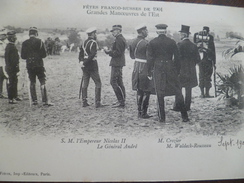 CPA 51 Marne Reims Fêtes Franco Russes De 1901 Grandes Manœuvres De L'est L'empereur Russe Nicolas II - Reims
