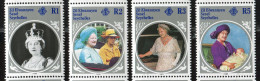Seychelles - Zill éloigne SESEL -**  N° 116 à 119 - 83e An. De La Reine-mère Elizabeth - Seychelles (1976-...)