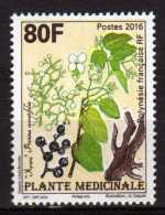 Polynésie 2016 - Flore, Plante Medecinale - 1 Val Neuf // Mnh - Ungebraucht