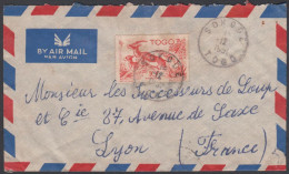 Togo 1951, Airmail Cover Sokode To Marseille W./postmark Sokode - Cartas & Documentos