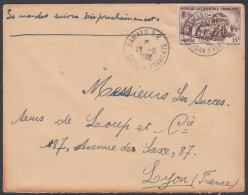 French West Africa 1952, Airmail Cover Bamako To Lyon W./postmark Bamako - Covers & Documents