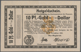 Wertbeständiges Notgeld : Album Aus Alter Sammlung Mit 77 Verschiedenen Gold- Und Sachwertscheinen, Dabei Cham... - [11] Lokale Uitgaven