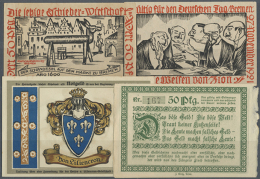 Serienscheine, Kleines Lot Von 19 Mittleren Und Besseren Scheinen, Dabei 2 X 1 M. Altrahlstedt Liliencron Ohne... - [11] Local Banknote Issues