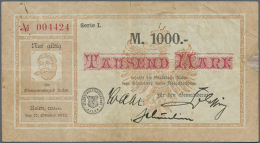 Aalen, Stadt, 1000 Mark, 10.10.1923, Erh. III (D) - [11] Emissions Locales