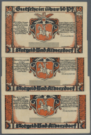 Albersdorf, Gemeinde, 50 Pf., 1, 2 Mark, 1.1.1922, Muster Ohne KN, Erh. I-, Bei Lindman Nicht Aufgeführt,... - [11] Local Banknote Issues