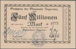 Tegernsee, Gemeinde, 5 Mio., 10 Mio. Mark, 20.9.1923, Erh. I / II, 2 Scheine (D) - [11] Emissions Locales