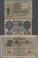 Besatzungsausgabe Persien 1916, Sehr Schönes Lot Mit 3 Fantasie-Noten Bzw. Gefälschten Überdrucke... - Autres & Non Classés