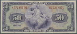 50 Deutsche Mark, Serie 1948, Ro. 242, In Herausragender Erhaltung, Sehr Farbfrischer Schein, Insbesondere Auf Der... - Autres & Non Classés