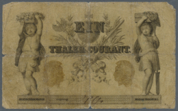 Hessen-Darmstadt, 1 Gulden, 1.7.1865; Preußen, 1 Thaler Kassen-Anweisung, 13.2.1861; PiRi A119, A222. Beide... - [ 1] …-1871 : Etats Allemands