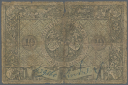 Bückeburg: Niedersächsische Bank 10 Thaler 1856, PiRi A469 In Stark Gebrauchter Erhaltung Mit Je 1 Cm... - [ 1] …-1871 : German States