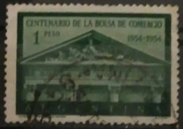 ARGENTINA 1954 The 100th Anniversary Of The Argentine Stock Exchange. Si USADO - USED. - Used Stamps