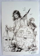 EX-LIBRIS GIROD -  N° SIGNE - Hommage A THORGAL N&B - Illustrateurs G - I