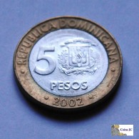 Dominican Republic - 5 Pesos - 2002 - Dominicaanse Republiek