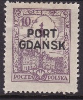 Port Gdansk 1926 Fi 13a Mint Hinged - Occupations