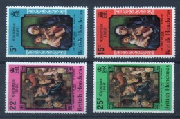 British Honduras Set Of Stamps Celebrating Christmas 1969 - British Honduras (...-1970)