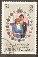 Brunei 1981  SG 306 $2 Royal Wedding Fine Used - Honduras Británica (...-1970)