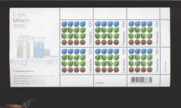 Schweiz  ** 2388 Expo Milano Kleinbogen Ungefaltet Neuheiten März 2015 - Unused Stamps