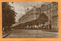 Hamburg Hotel Atlantic 1925 Postcard - Mitte