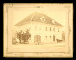 F. Volker, Graz Hamerlinggasse / Cardboard Dimension Cca 21.4x16.8 Cm, Photo Dimension 16x11.2 Cm / 2 Scans - Anciennes (Av. 1900)